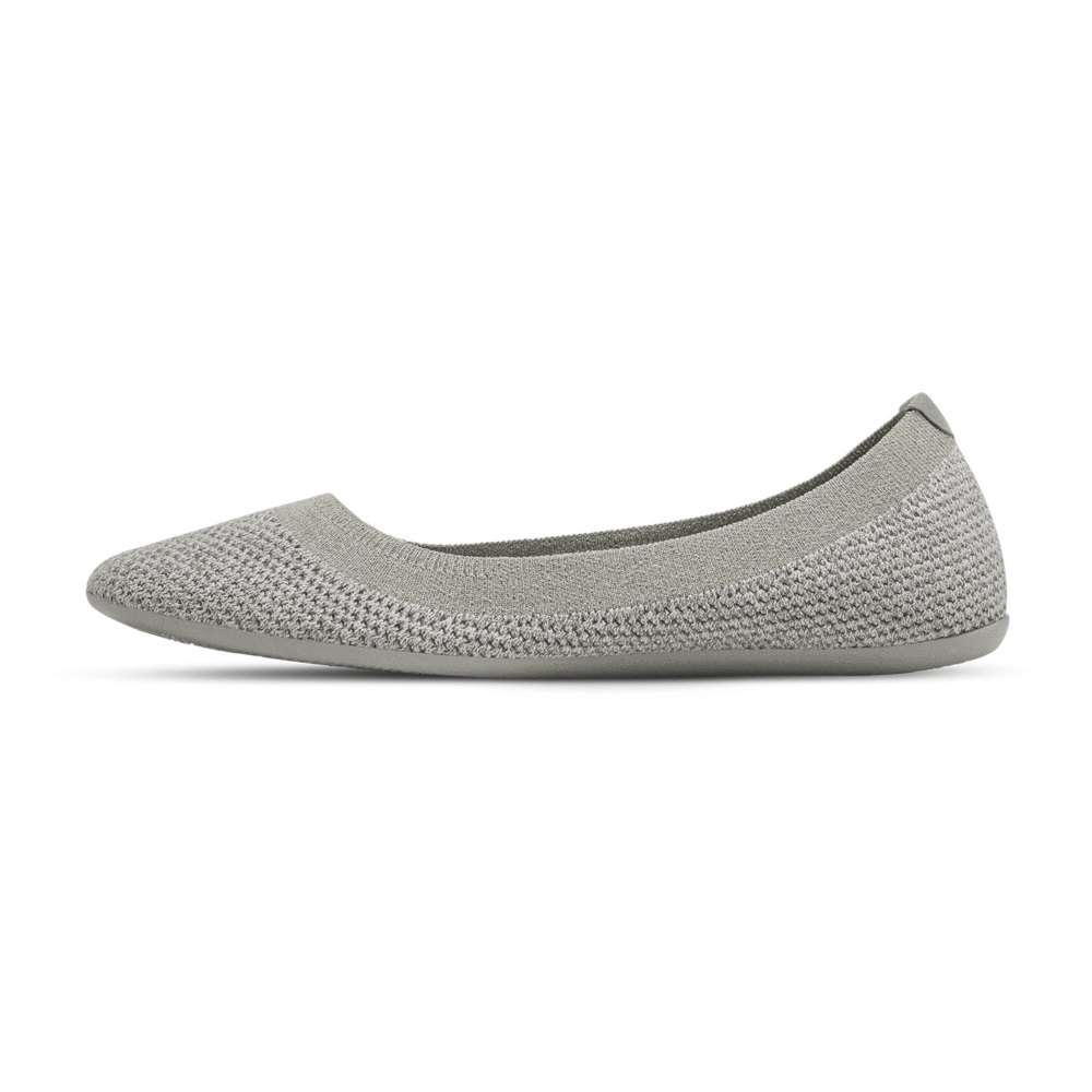 Allbirds Women\'s Tree Breezers - Flats Grey - PTZ962347